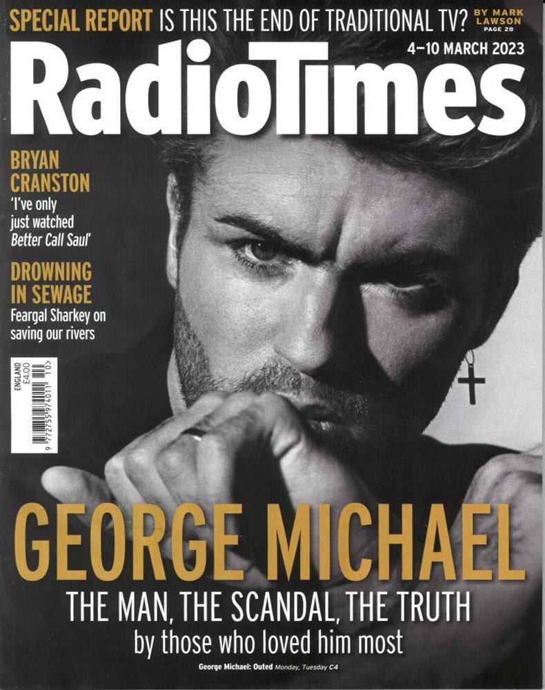 RADIOTIMES magazine side cover 4 March 2023